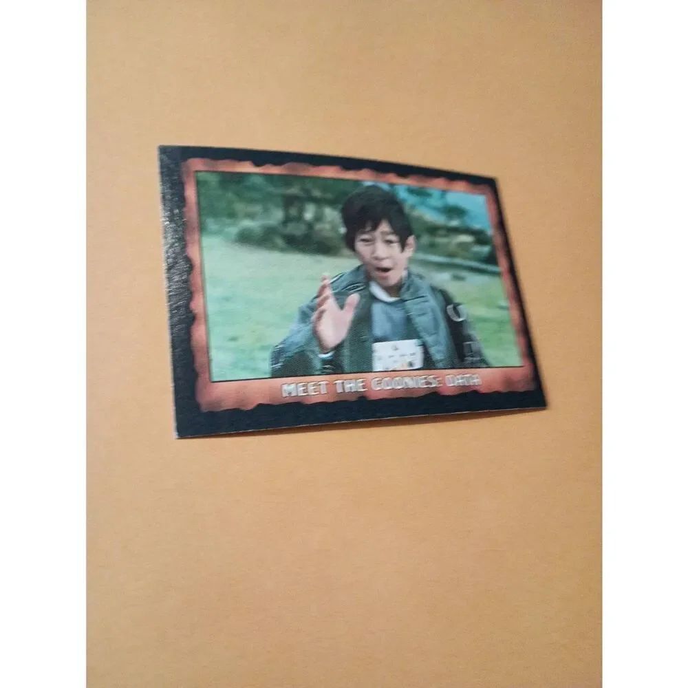 Vintage 1985 Warner Bros Topps Chewing Gum The Goonies Trading Card #4 Data